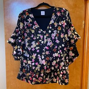 Cabi floral blouse size large